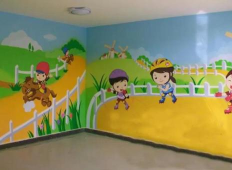 汨罗幼儿园墙体彩绘制作流程及注意事项